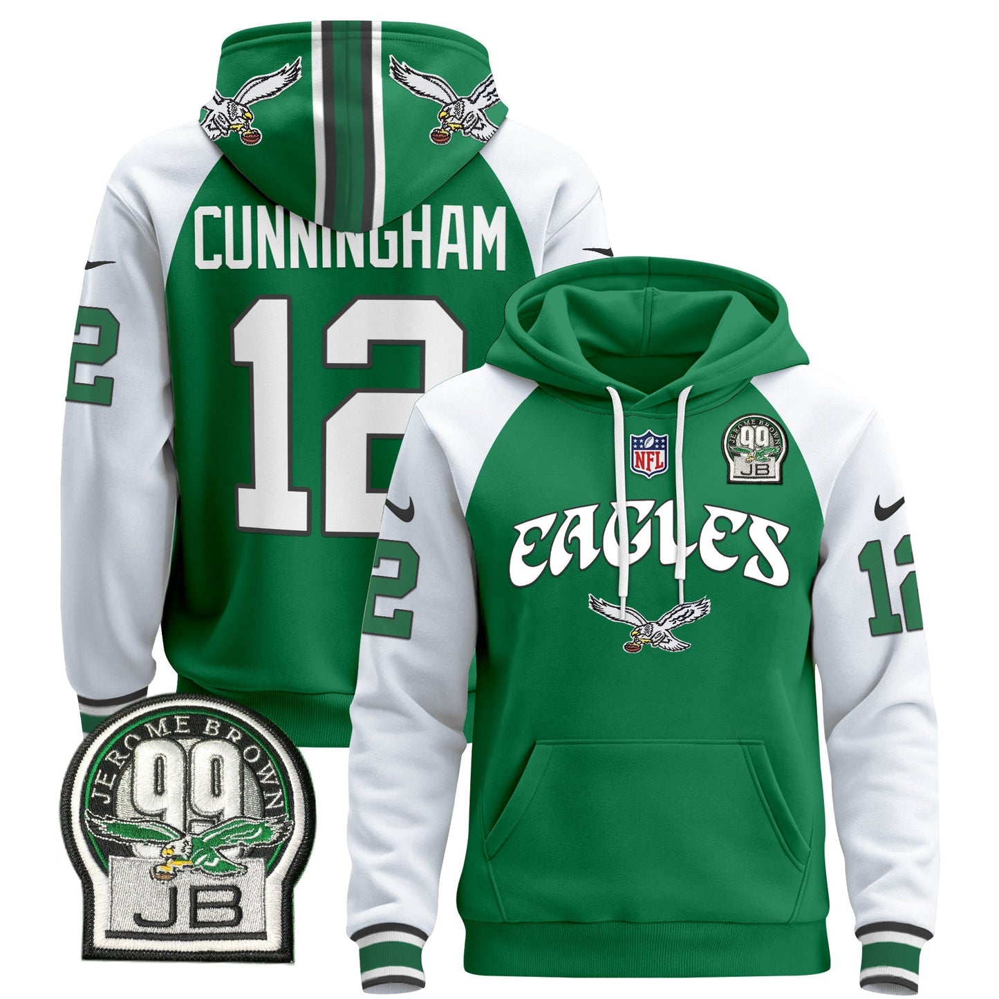 Philadelphia Eagles 2024 Pullover Hoodie V3