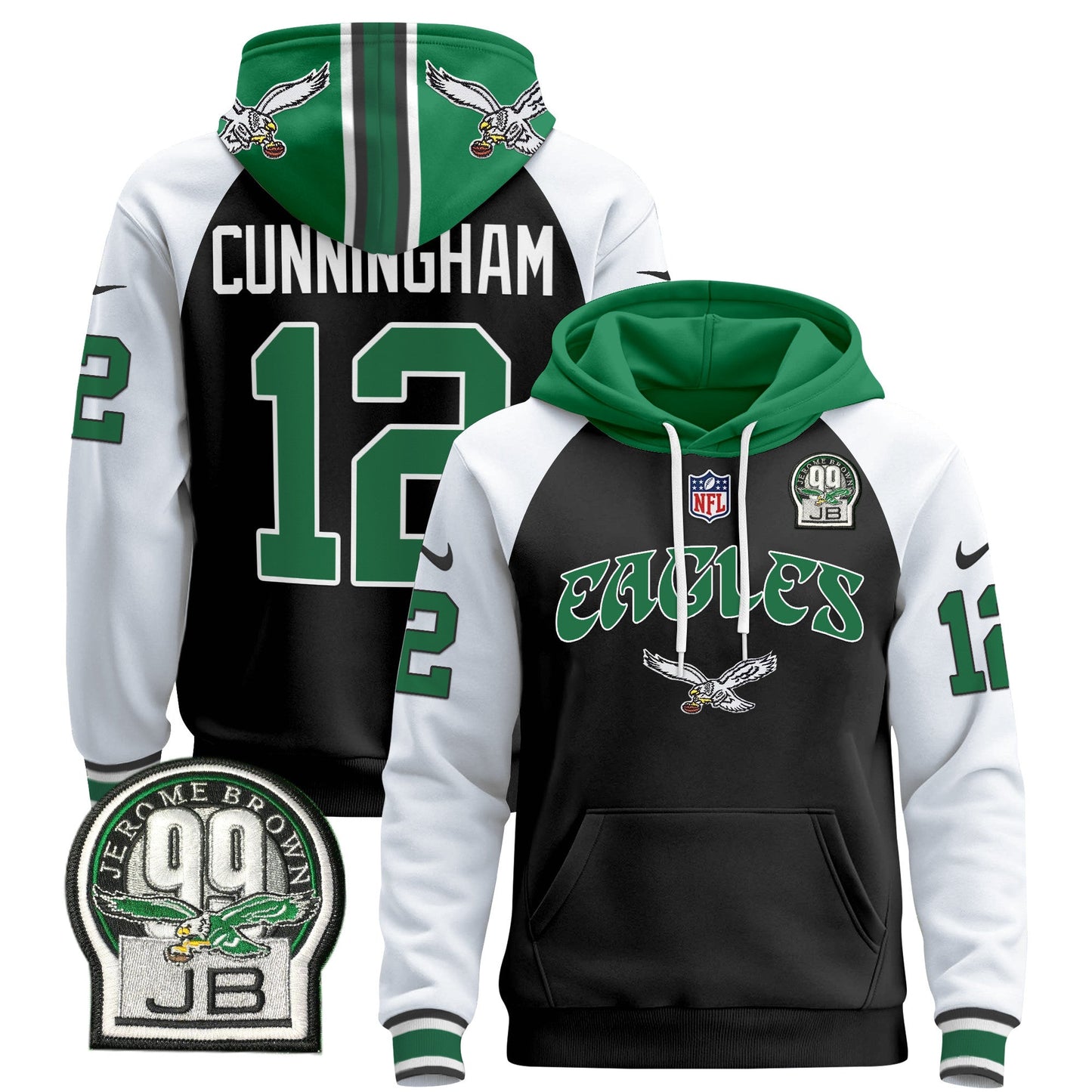 Philadelphia Eagles 2024 Pullover Hoodie V3