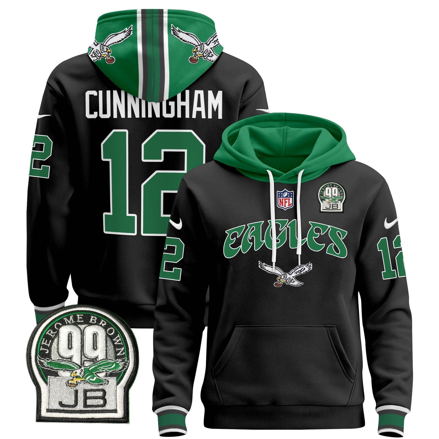 Philadelphia Eagles 2024 Pullover Hoodie V3