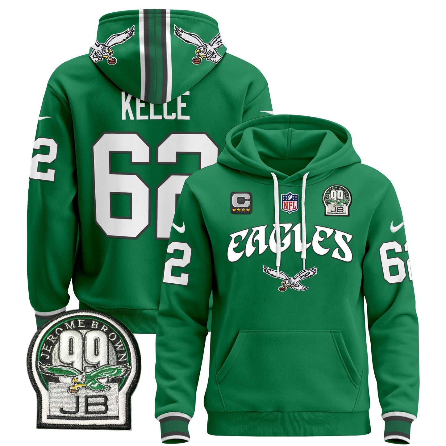 Philadelphia Eagles 2024 Pullover Hoodie V3