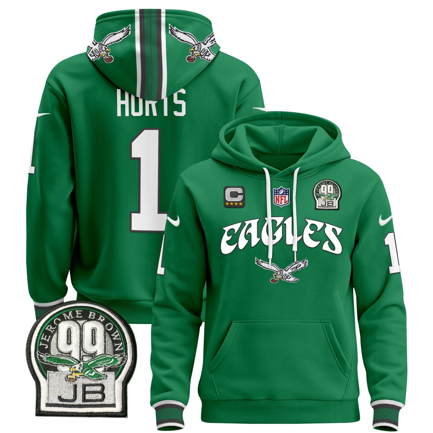 Philadelphia Eagles 2024 Pullover Hoodie V3