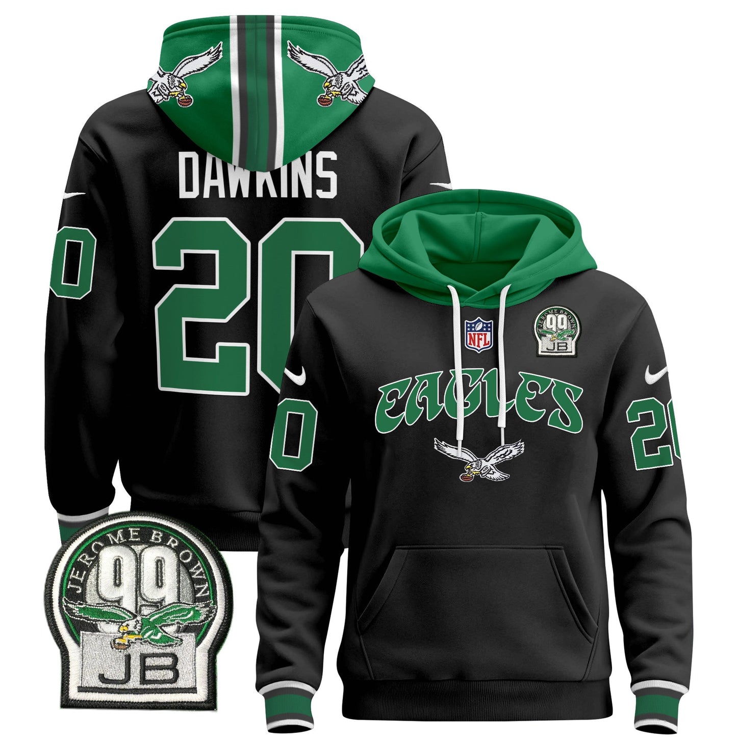 Philadelphia Eagles 2024 Pullover Hoodie V3