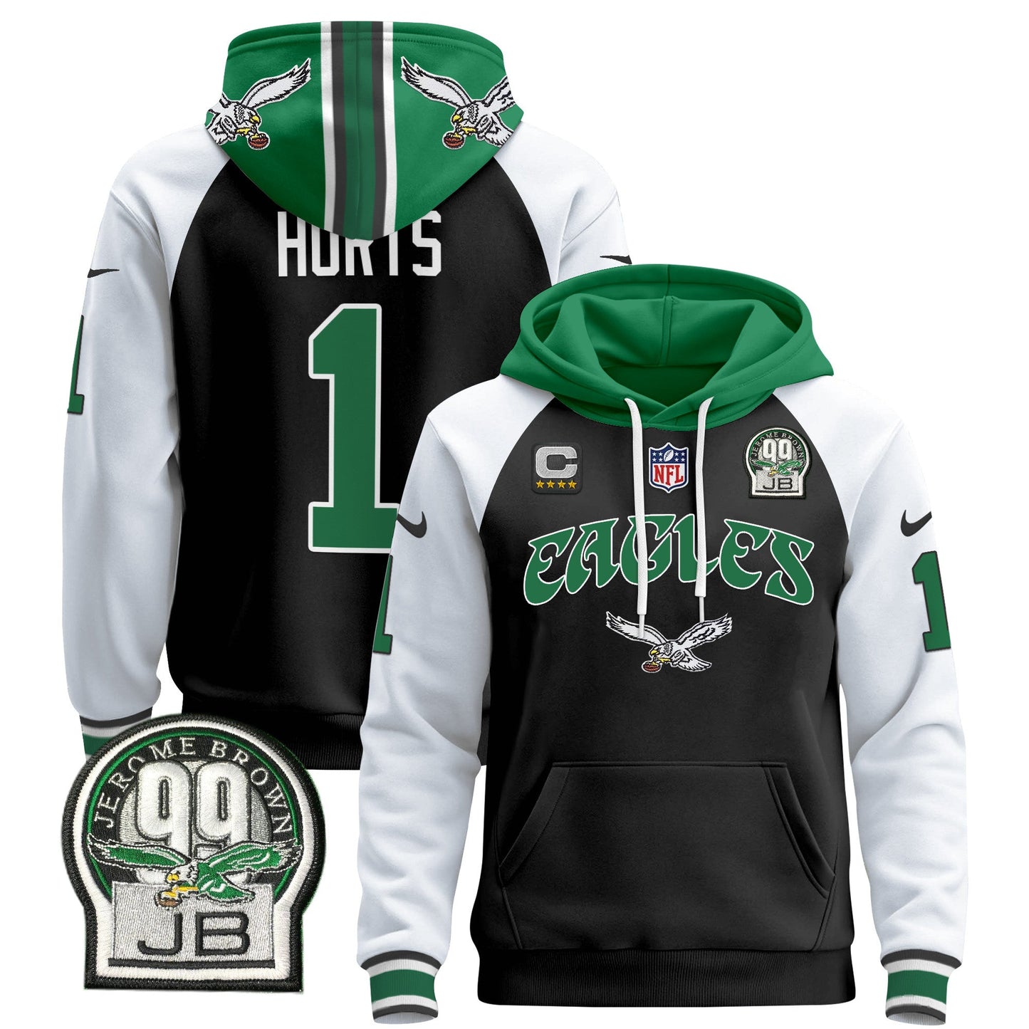 Philadelphia Eagles 2024 Pullover Hoodie V3