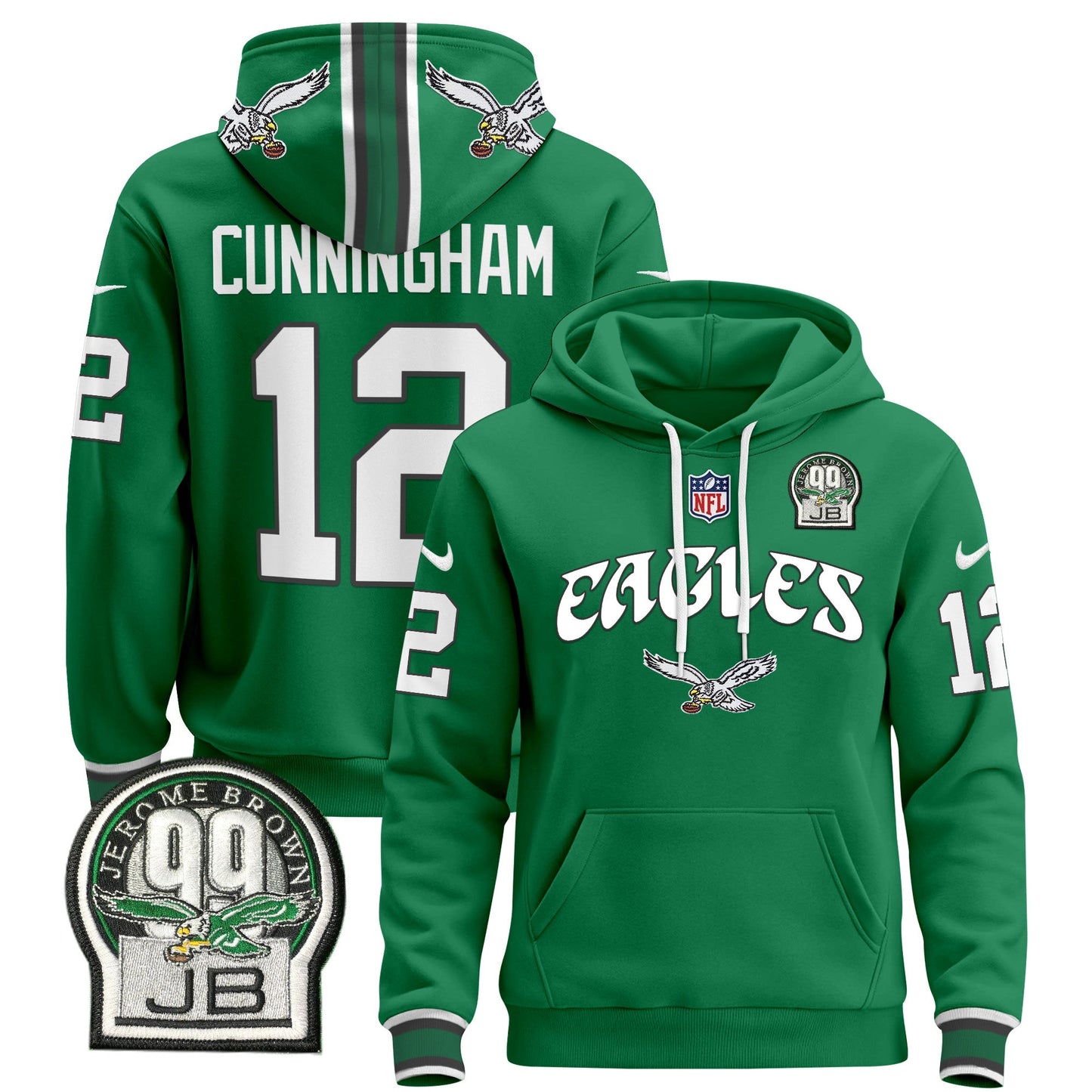 Philadelphia Eagles 2024 Pullover Hoodie V3