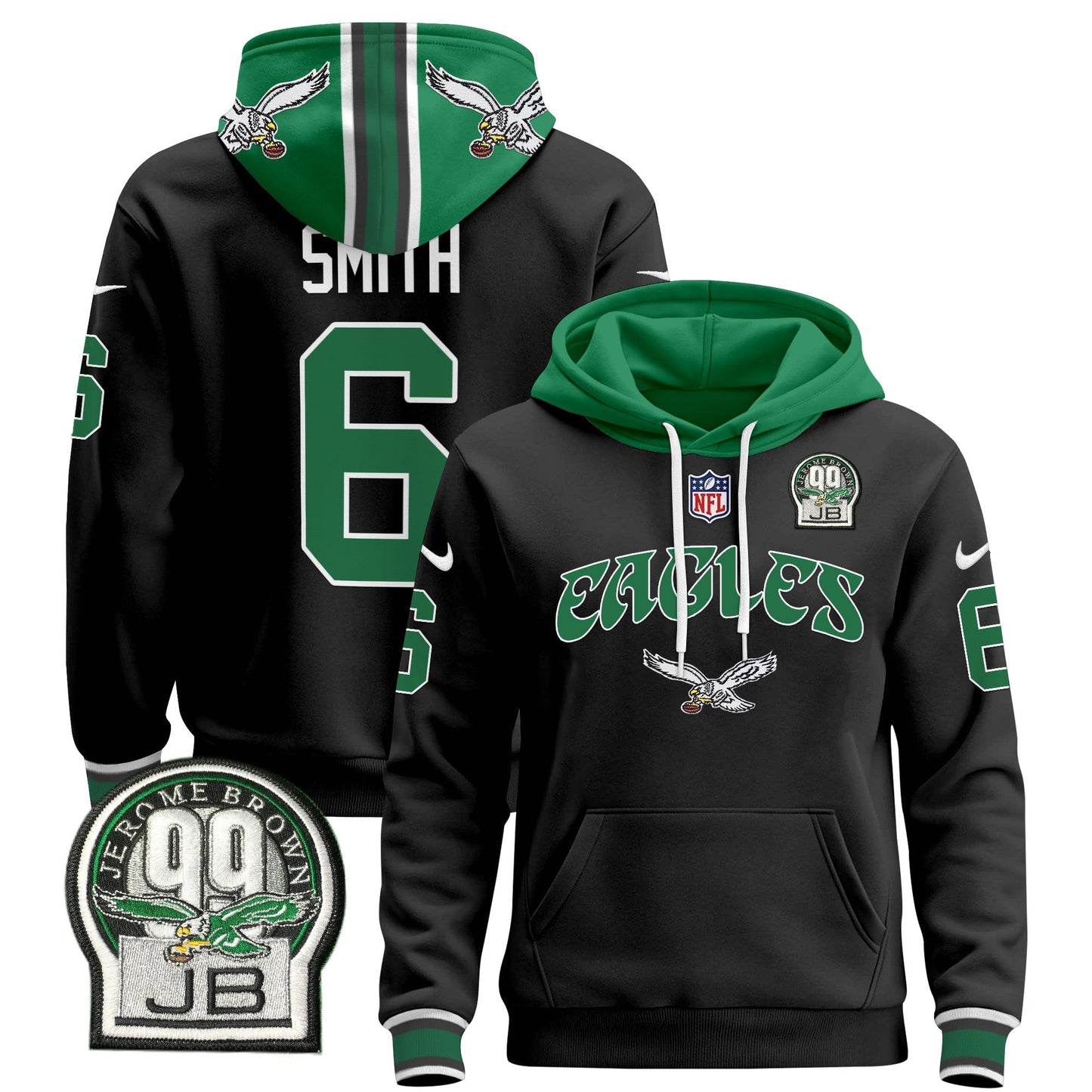 Philadelphia Eagles 2024 Pullover Hoodie V3