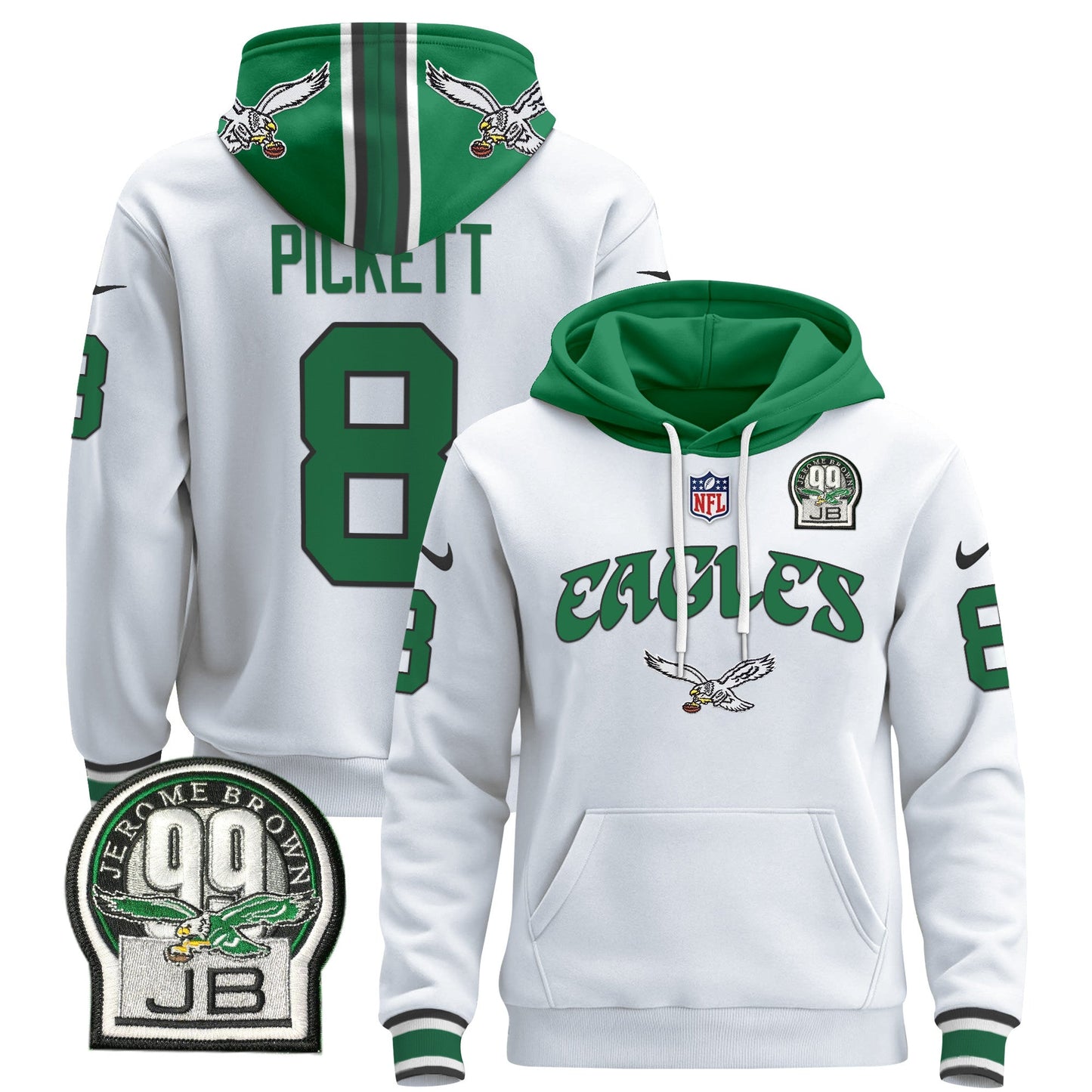 Philadelphia Eagles 2024 Pullover Hoodie V3