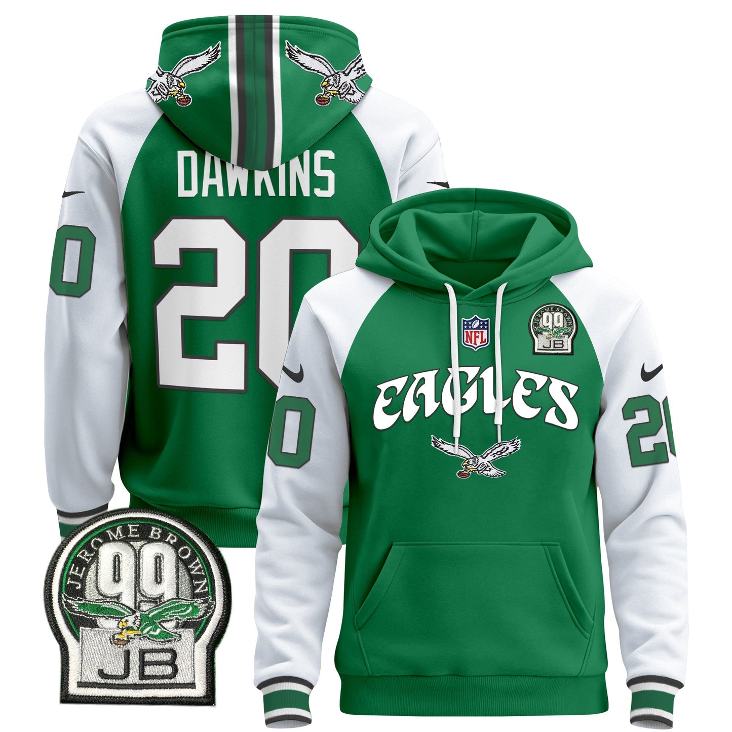 Philadelphia Eagles 2024 Pullover Hoodie V3