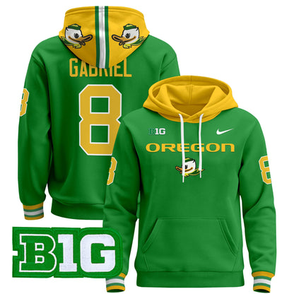 Oregon Ducks 2024 Pullover Hoodie V2- All Stitched