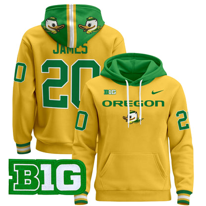 Oregon Ducks 2024 Pullover Hoodie V2- All Stitched