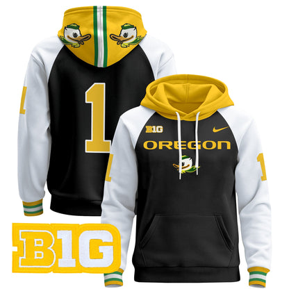 Oregon Ducks 2024 Pullover Hoodie V2- All Stitched