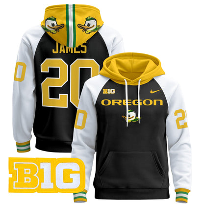 Oregon Ducks 2024 Pullover Hoodie V2- All Stitched