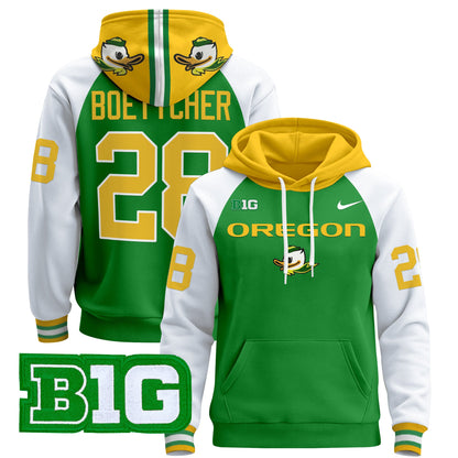 Oregon Ducks 2024 Pullover Hoodie V2- All Stitched