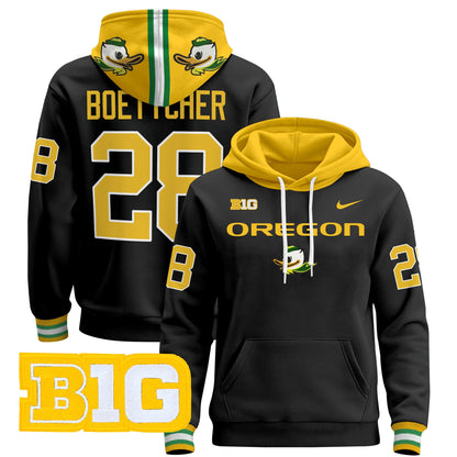 Oregon Ducks 2024 Pullover Hoodie V2- All Stitched