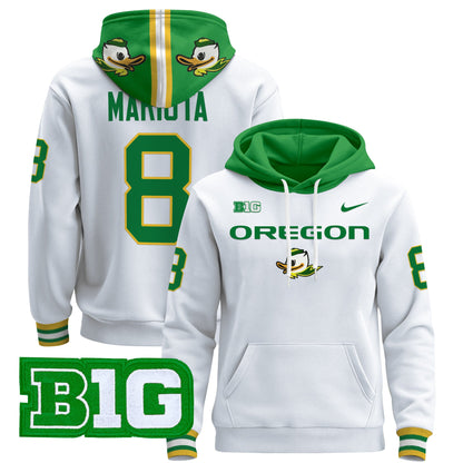 Oregon Ducks 2024 Pullover Hoodie V2- All Stitched