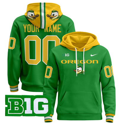 Oregon Ducks 2024 Custom Pullover Hoodie V2- All Stitched
