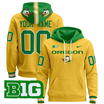Oregon Ducks 2024 Custom Pullover Hoodie V2- All Stitched