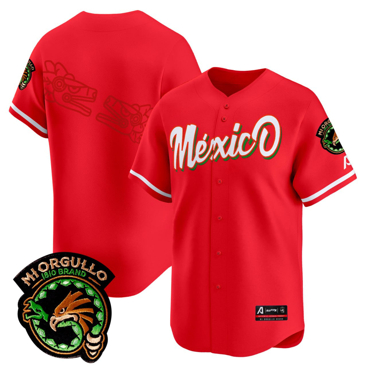 Mexico Quetzalcoatl Baseball Jersey - All Stitched