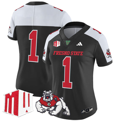Women's Fresno State Bulldogs 2024 Vapor Limited Jersey - All Stitched