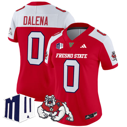 Women's Fresno State Bulldogs 2024 Vapor Limited Jersey - All Stitched