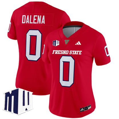 Women's Fresno State Bulldogs 2024 Vapor Limited Jersey - All Stitched