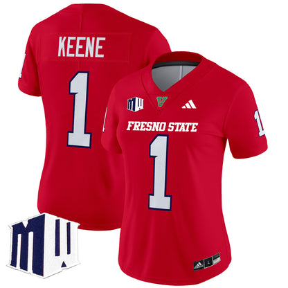 Women's Fresno State Bulldogs 2024 Vapor Limited Jersey - All Stitched
