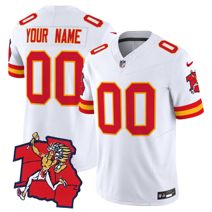 Chiefs 1963 Throwback Vapor Limited Custom Jersey - All Stitched