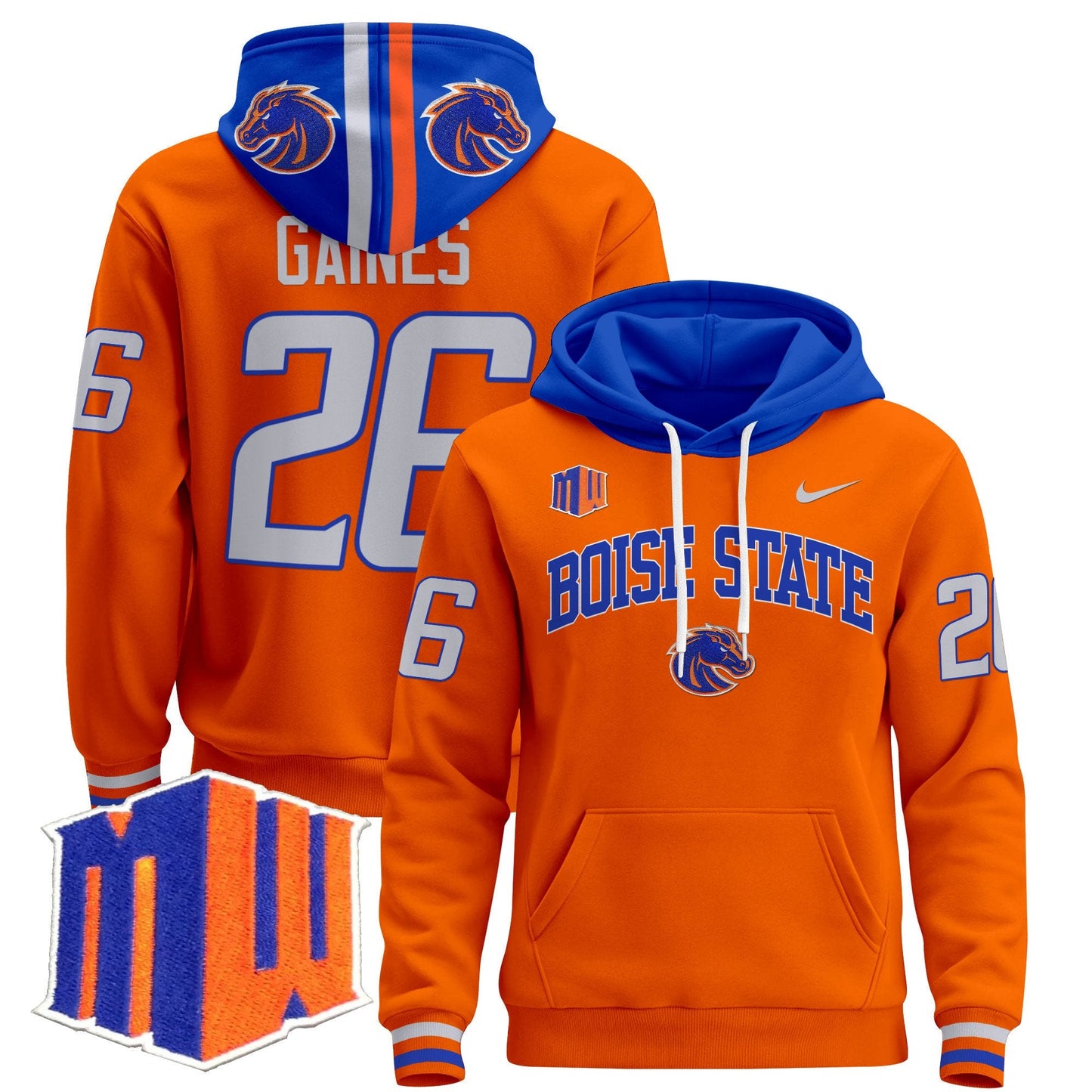 Boise State Broncos 2024 Pullover Hoodie V3