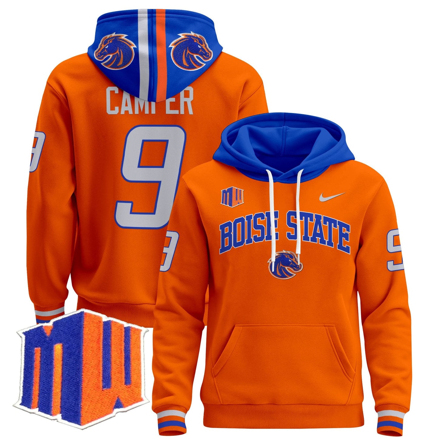 Boise State Broncos 2024 Pullover Hoodie V3