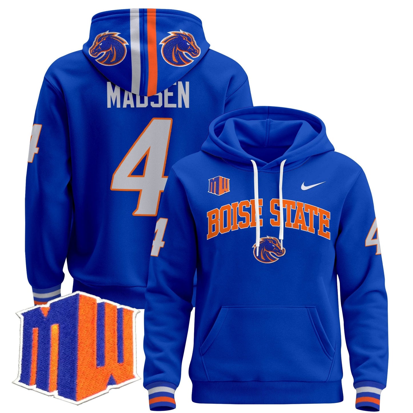 Boise State Broncos 2024 Pullover Hoodie V3