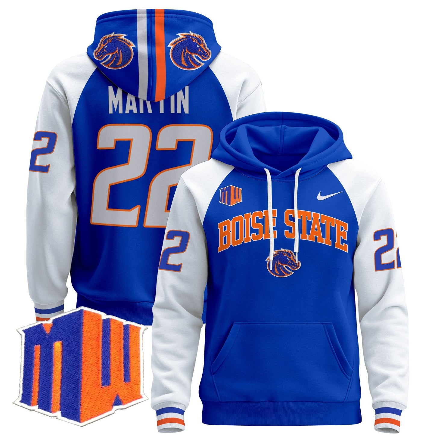 Boise State Broncos 2024 Pullover Hoodie V3