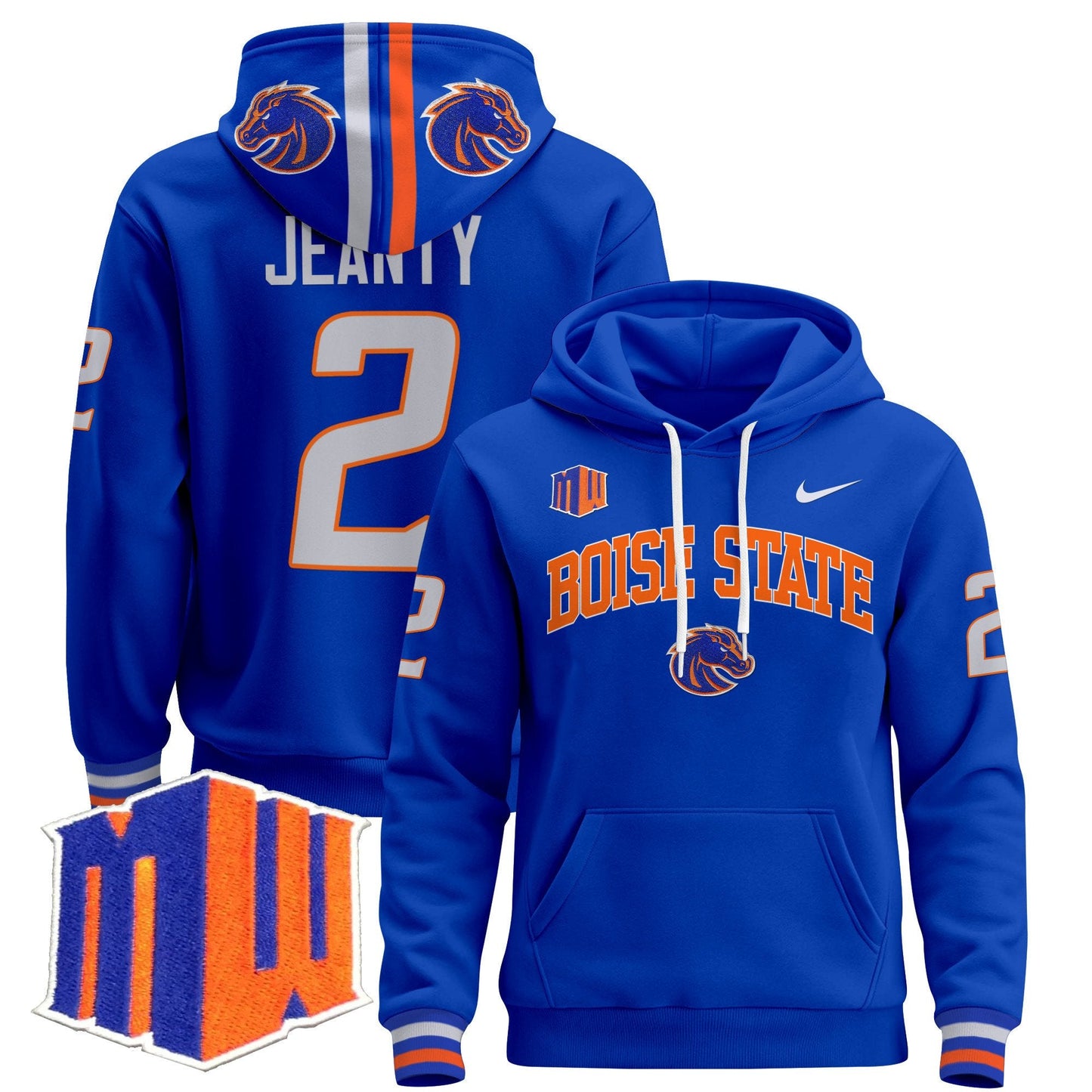 Boise State Broncos 2024 Pullover Hoodie V3