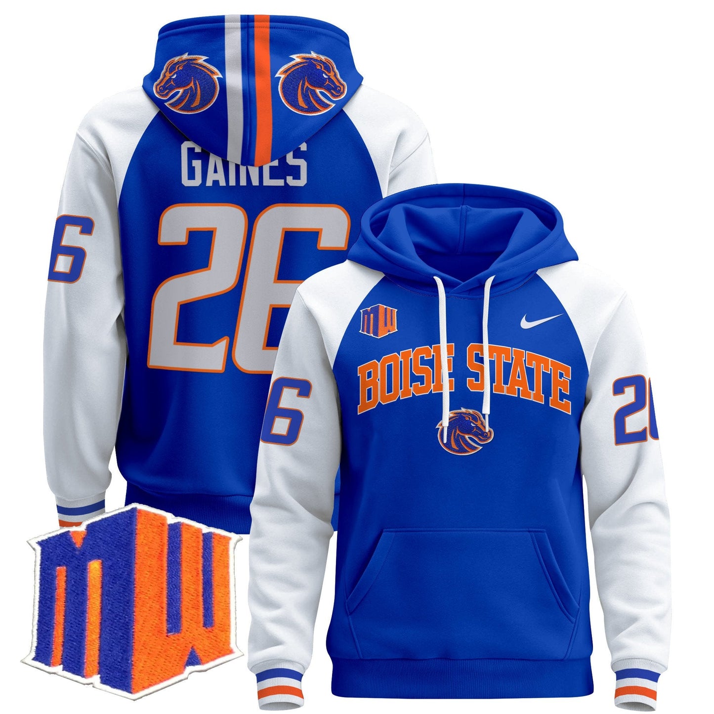Boise State Broncos 2024 Pullover Hoodie V3