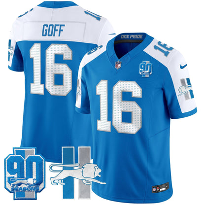 Detroit Lion 1946 Throwback Vapor Limited Jersey - All Stitched
