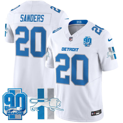 Detroit Lion 1946 Throwback Vapor Limited Jersey - All Stitched