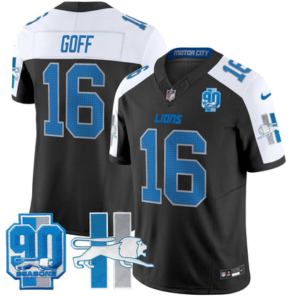 Detroit Lion 1946 Throwback Vapor Limited Jersey - All Stitched