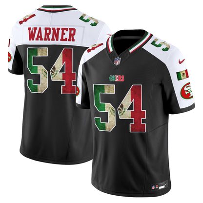 Men's 49ers Mexico Vapor Limited Jersey V4 - All Stitched