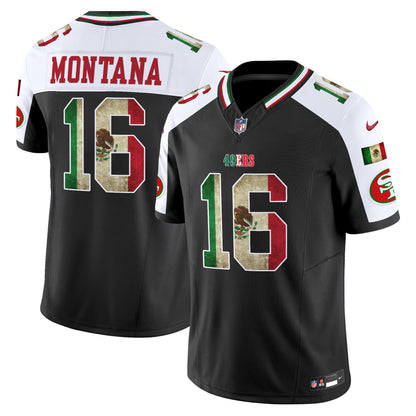 Men's 49ers Mexico Vapor Limited Jersey V4 - All Stitched