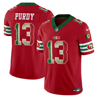 Men's 49ers Mexico Vapor Limited Jersey V4 - All Stitched