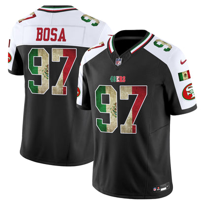 Men's 49ers Mexico Vapor Limited Jersey V4 - All Stitched