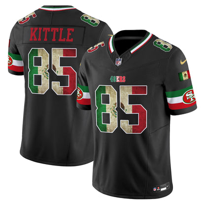 Men's 49ers Mexico Vapor Limited Jersey V4 - All Stitched