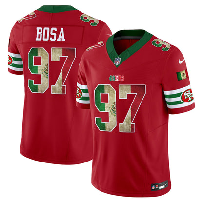 Men's 49ers Mexico Vapor Limited Jersey V4 - All Stitched