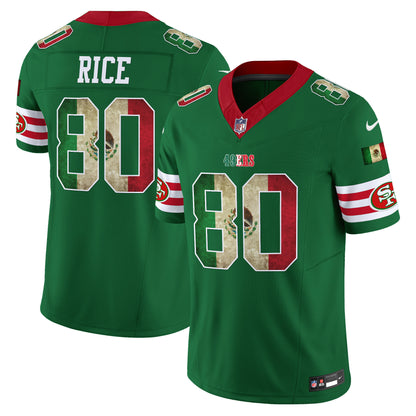 Men's 49ers Mexico Vapor Limited Jersey V4 - All Stitched