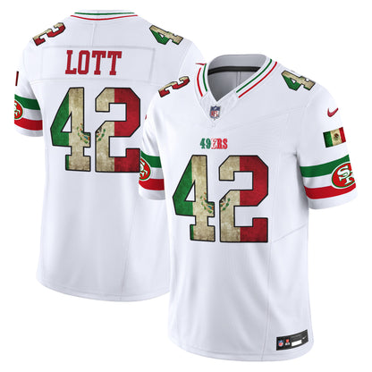 Men's 49ers Mexico Vapor Limited Jersey V4 - All Stitched