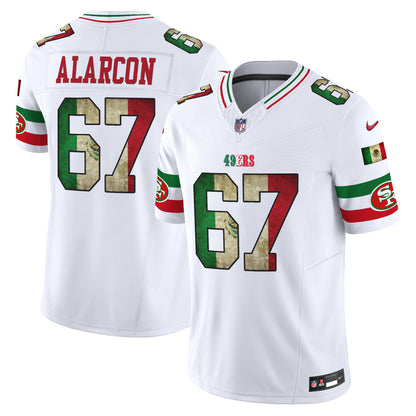 Men's 49ers Mexico Vapor Limited Jersey V4 - All Stitched