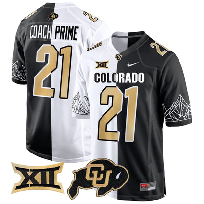 Colorado Buffaloes Big 12 XII Patch Game Jersey - All Stitched