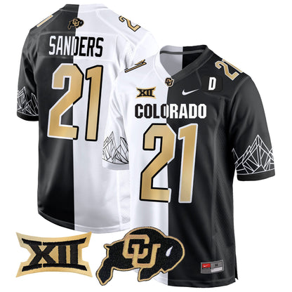 Colorado Buffaloes Big 12 XII Patch Game Jersey - All Stitched