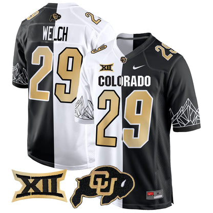 Colorado Buffaloes Big 12 XII Patch Game Jersey - All Stitched