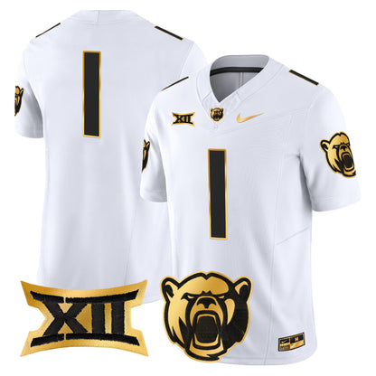 Baylor Bears 2024 Gold Vapor Limited Jersey - All stitched