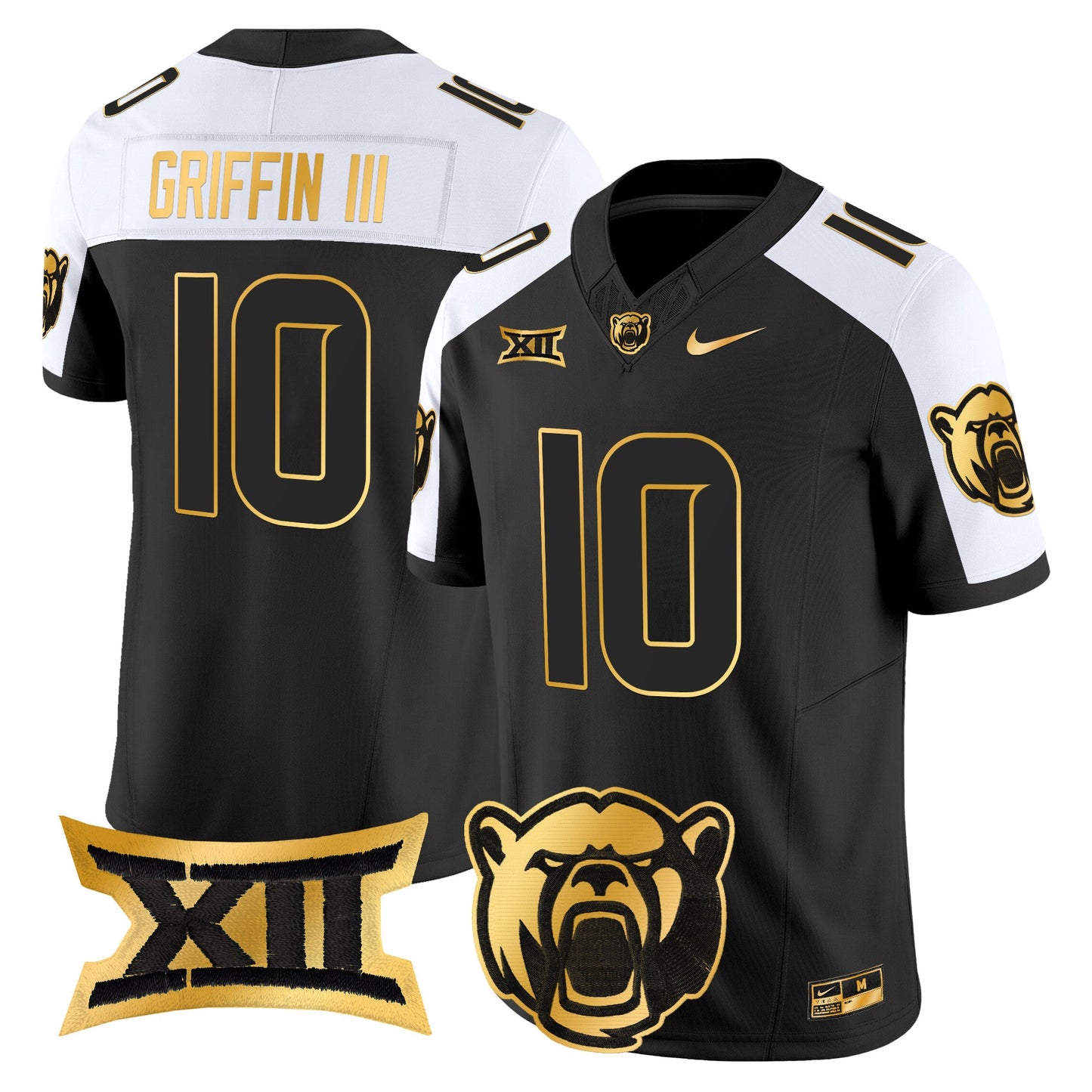 Baylor Bears 2024 Gold Vapor Limited Jersey - All stitched