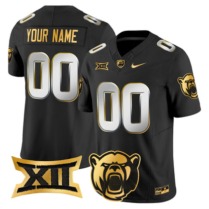 Baylor Bears 2024 Gold Vapor Limited Custom Jersey - All stitched